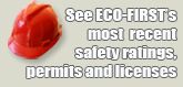 ECO-FIRST's Last Safety Rating - Click for PDF
